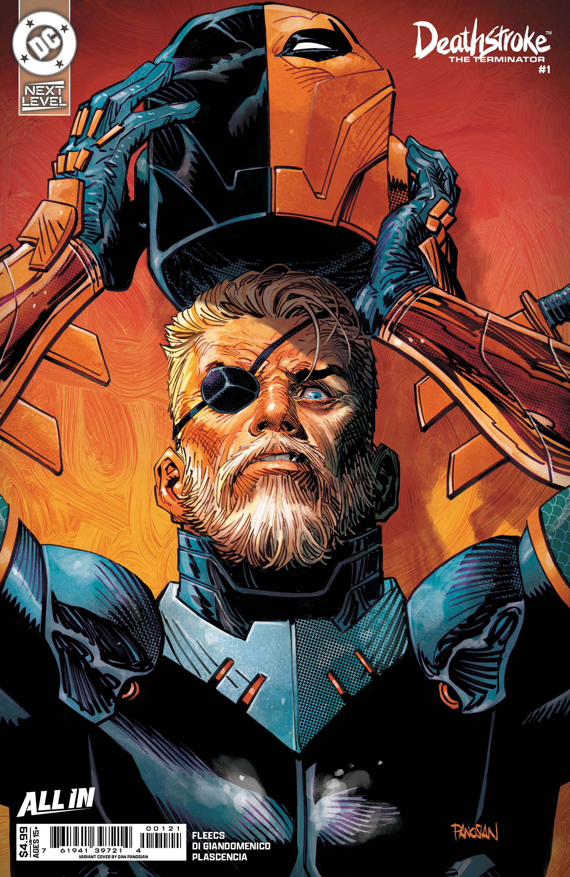 DEATHSTROKE THE TERMINATOR #1 CVR B DAN PANOSIAN CARD STOCK VAR
