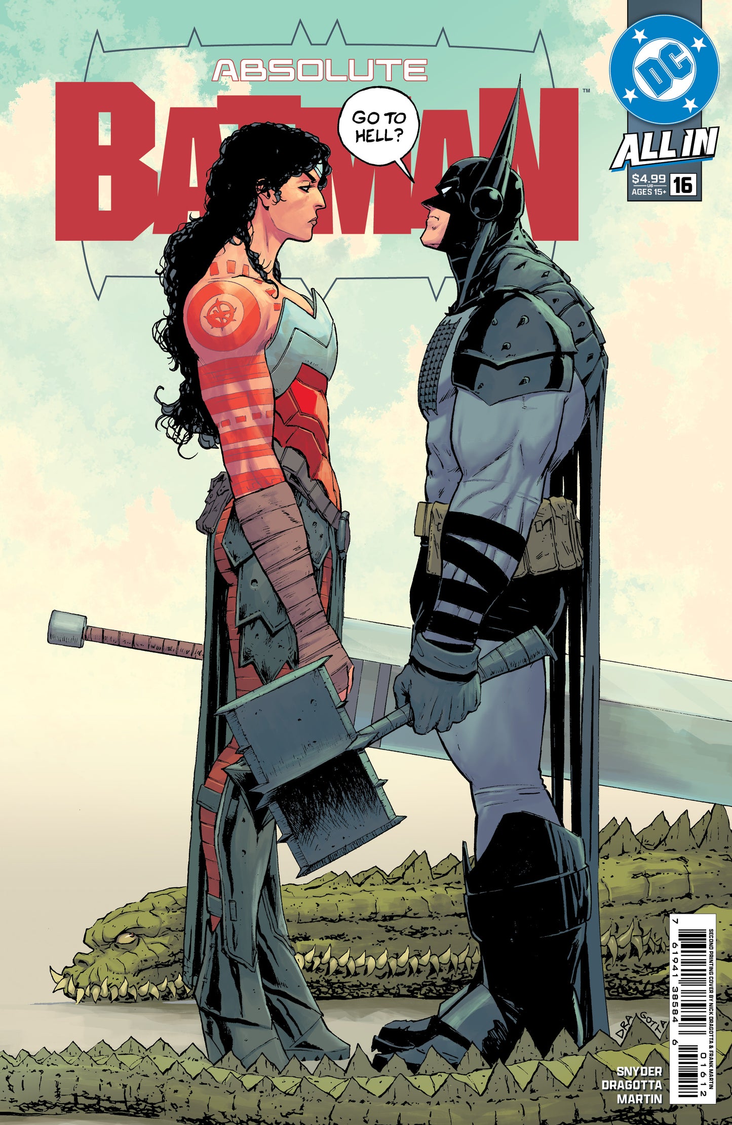 ABSOLUTE BATMAN #16 Second Printing Cvr A Nick Dragotta