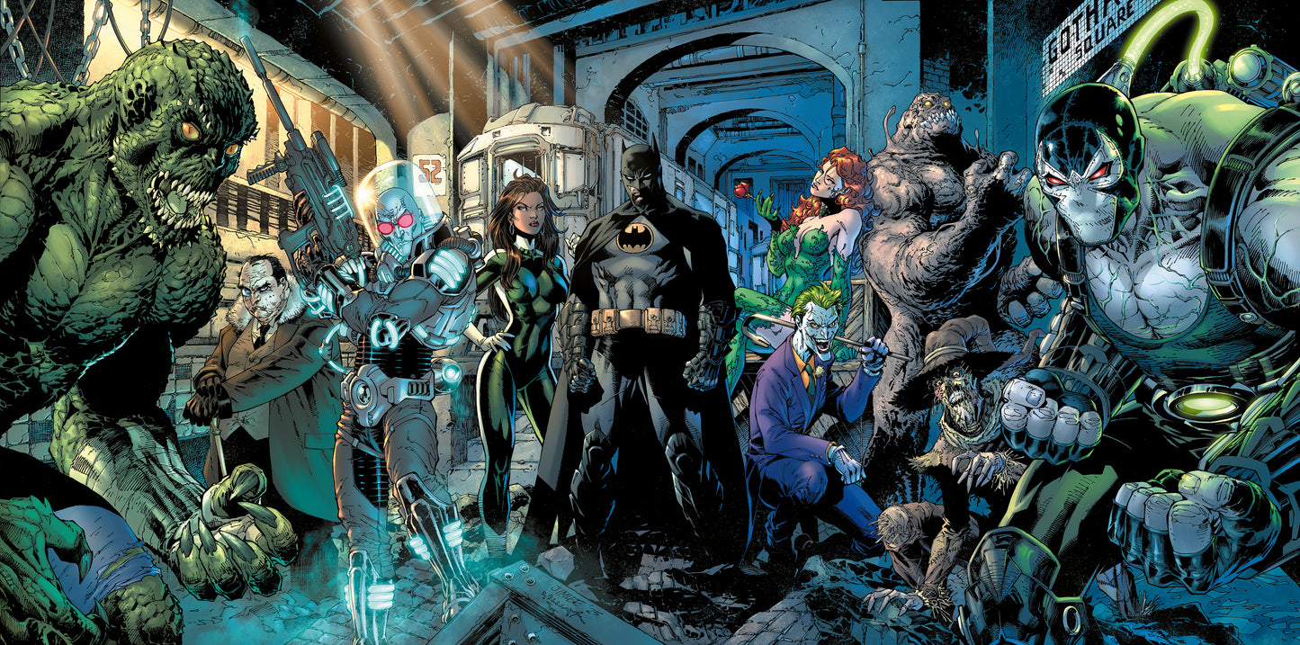 BATMAN #163 CVR E JIM LEE & SCOTT WILLIAMS BATMAN CONNECTING GATEFOLD VAR