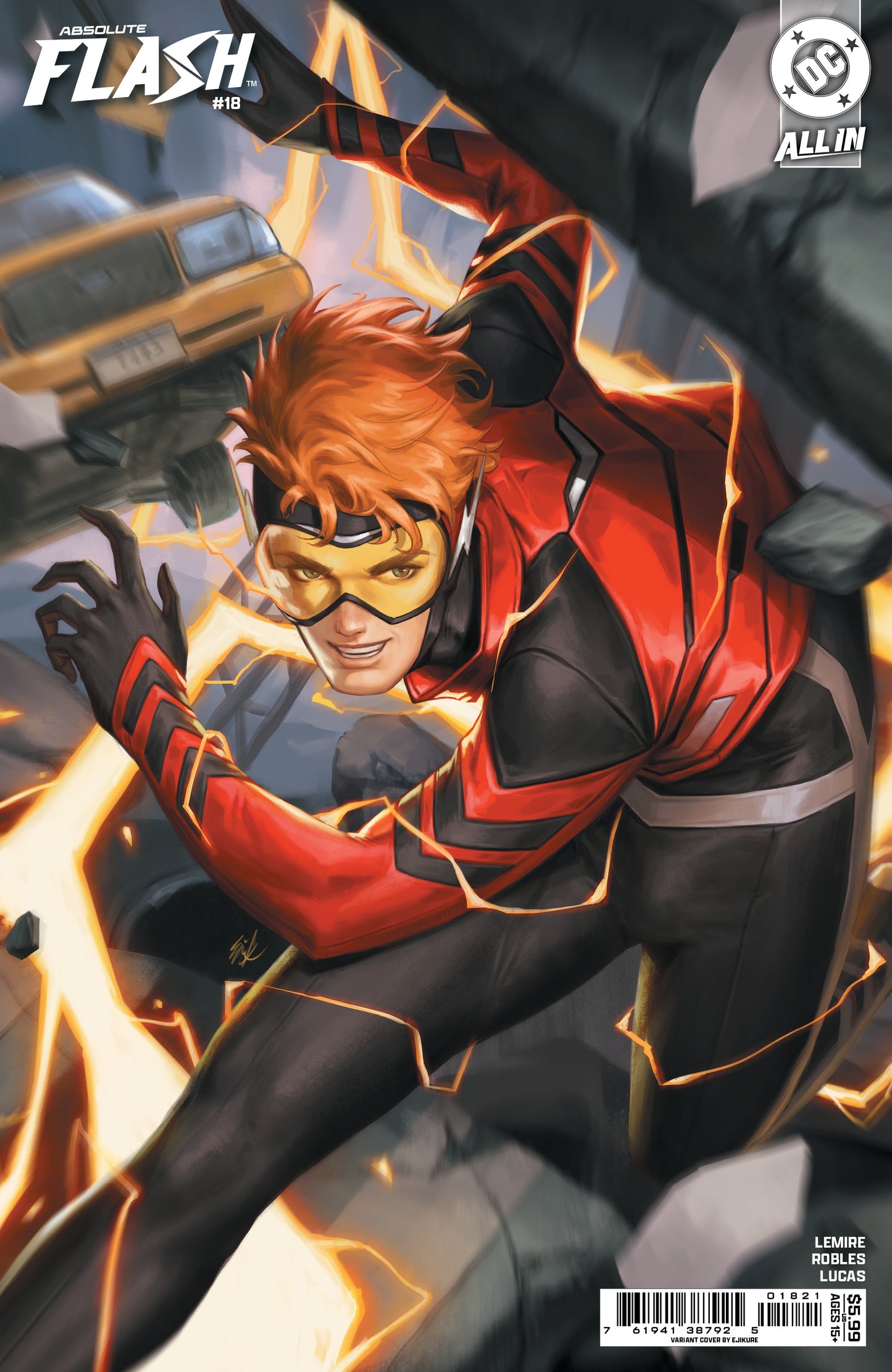 ABSOLUTE FLASH #18 COVER B EJIKURE CARD STOCK VARIANT