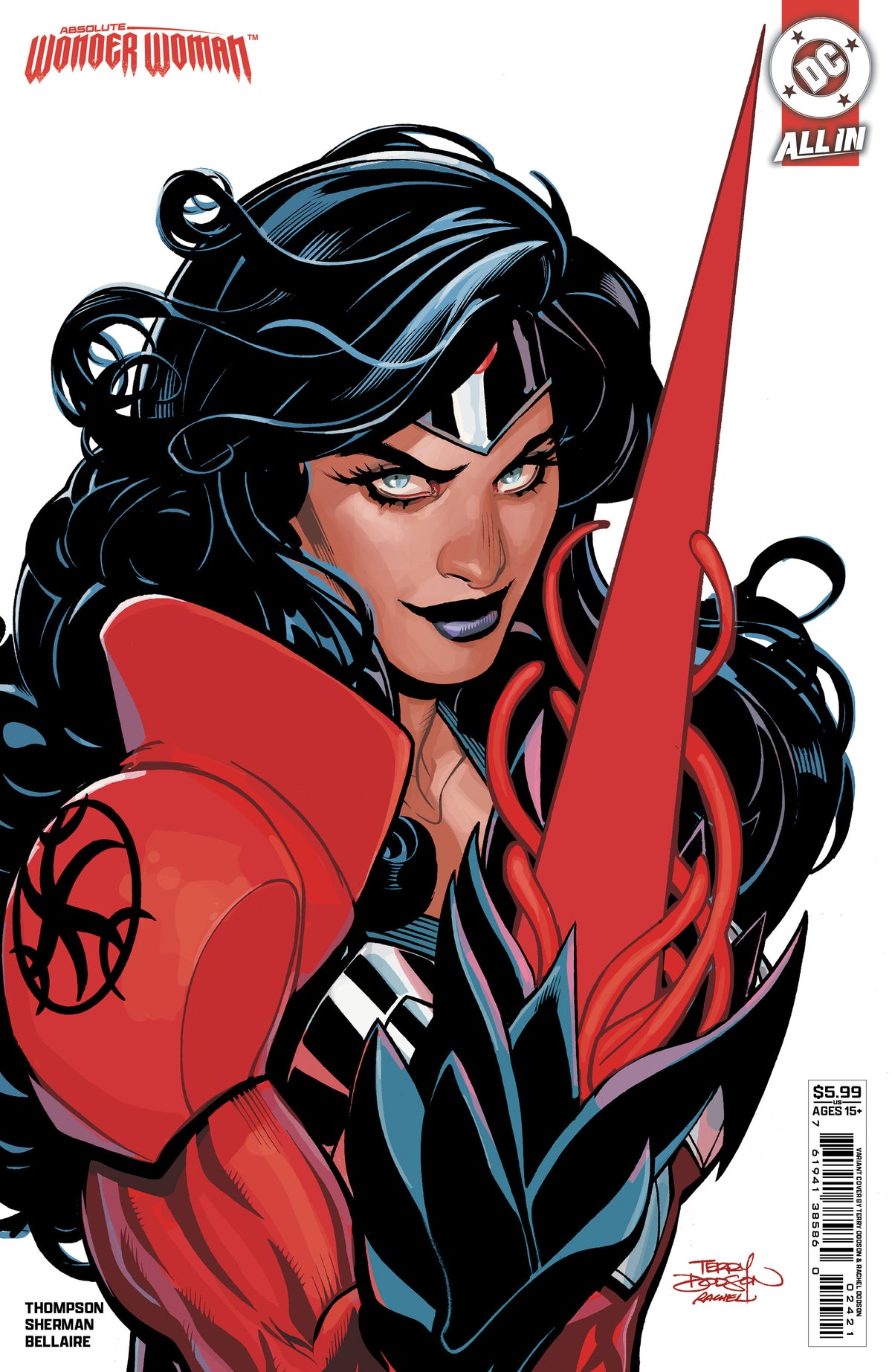 ABSOLUTE WONDER WOMAN #24 COVER B TERRY DODSON CARD STOCK VARIANT (EXPECTED IN STOCK 9/23/2026)