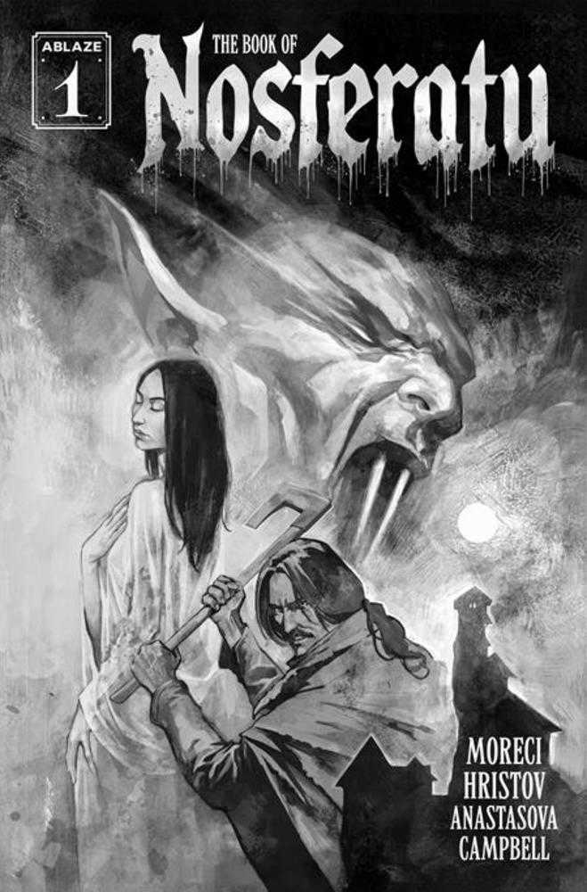 BOOK OF NOSFERATU #1 (OF 4) COVER B TODOR HRISTOV BLACK & WHITE VARIANT (MATURE) (Expected in Stock 10/28/26)