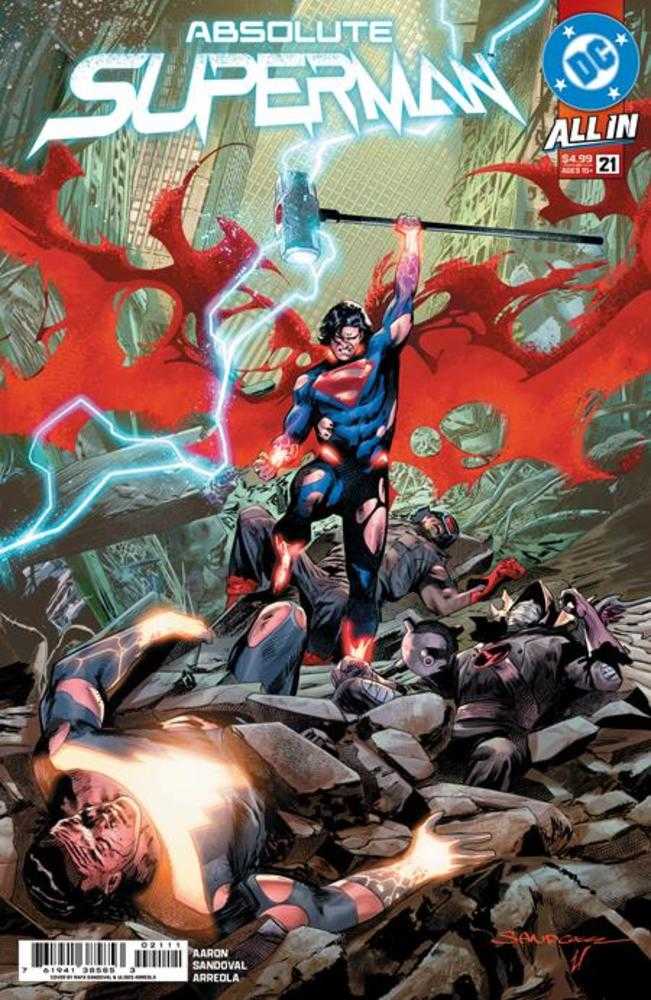 ABSOLUTE SUPERMAN #21 COVER A RAFA SANDOVAL (Expected in Stock 7/22/2026)