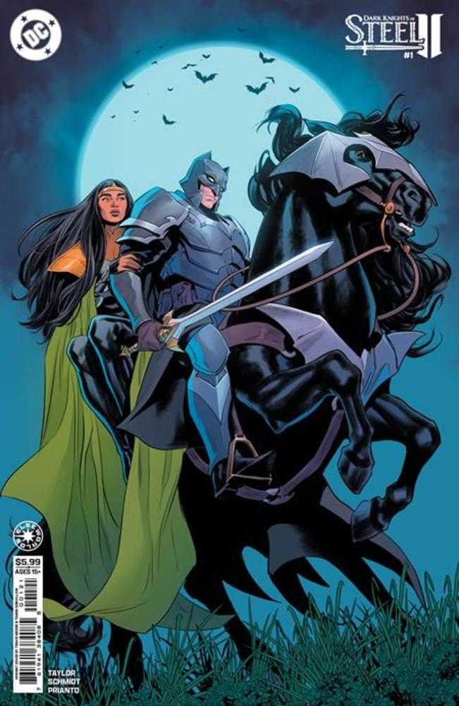 DARK KNIGHTS OF STEEL II #1 (OF 12) COVER B TRAVIS MOORE CARD STOCK VARIANT