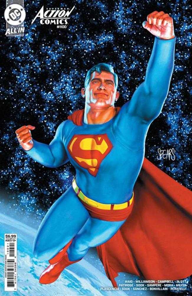ACTION COMICS #1100 COVER B MARK SPEARS CARD STOCK VARIANT (DC K.O.)