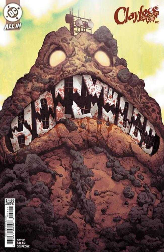 CLAYFACE CELEBRITY DIRT #2 (OF 6) COVER B MIKE DEL MUNDO CARD STOCK VARIANT