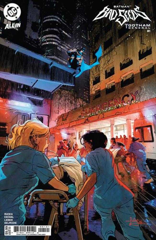 BATMAN BAD SEEDS GOTHAM GENERAL #1 (OF 2) COVER B JAVIER FERNANDEZ CARD STOCK VARIANT (Expected in Stock 10/28/26)