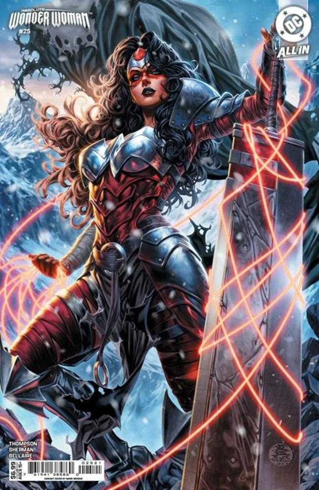 ABSOLUTE WONDER WOMAN #25 COVER B MARK BROOKS CARD STOCK VARIANT (Expected in Stock 10/28/26)
