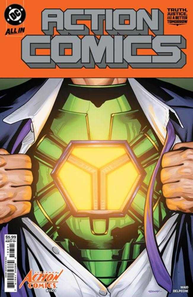 ACTION COMICS #1103 COVER B RYAN SOOK CARD STOCK VARIANT (Expected in Stock 10/14/26)