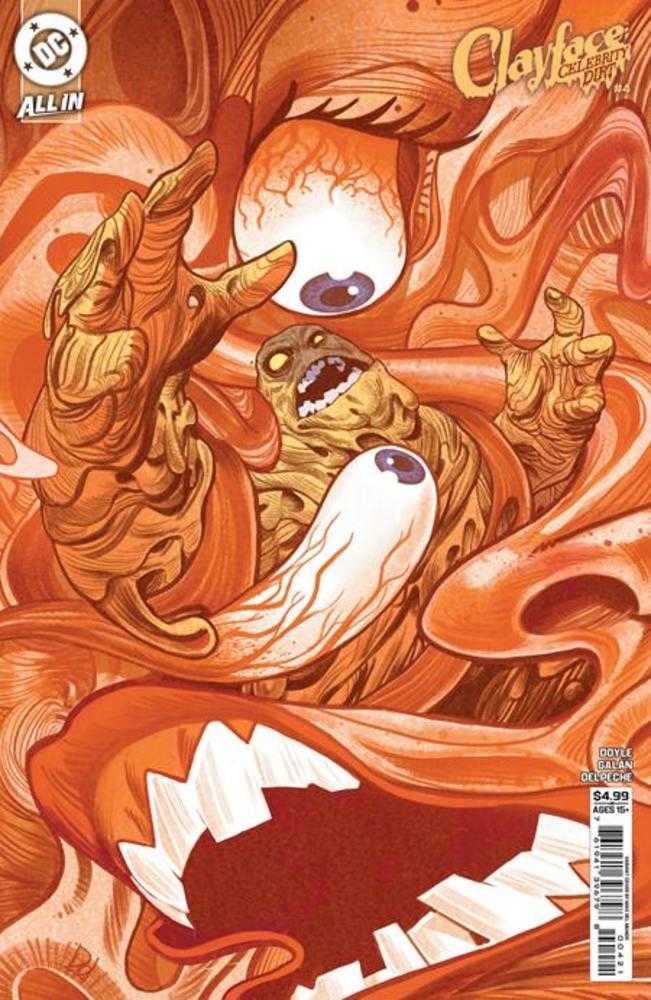 CLAYFACE CELEBRITY DIRT #4 (OF 6) COVER B MIKE DEL MUNDO CARD STOCK VARIANT (Expected in Stock 10/14/26)