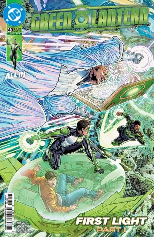 GREEN LANTERN #40 COVER A FERNANDO PASARIN & OCLAIR ALBERT CONNECTING (GREEN LANTERN FIRST LIGHT) (Expected in Stock 10/28/26)