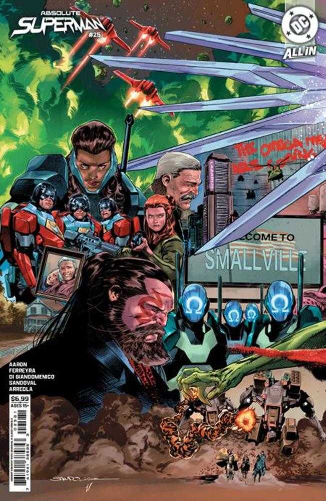 ABSOLUTE SUPERMAN #25 COVER H RAFA SANDOVAL LEFT CONNECTING CARD STOCK VARIANT (Expected in Stock 11/4/26)
