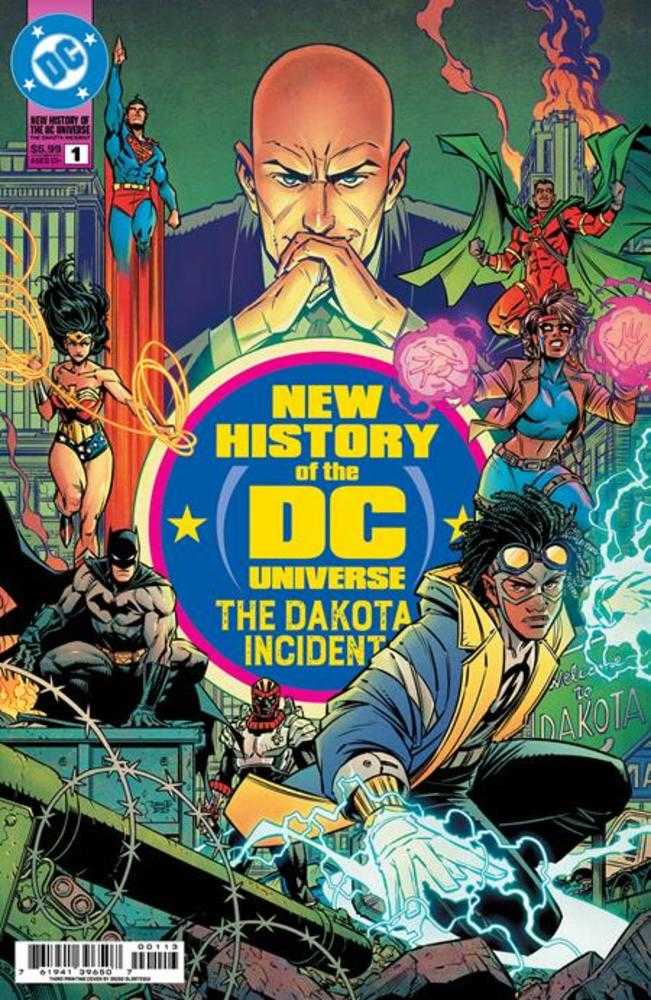 NEW HISTORY OF THE DC UNIVERSE THE DAKOTA INCIDENT #1 (ONE SHOT) 3RD PRINT COVER A DIEGO OLORTEGUI (Expected in Stock 10/14/26)