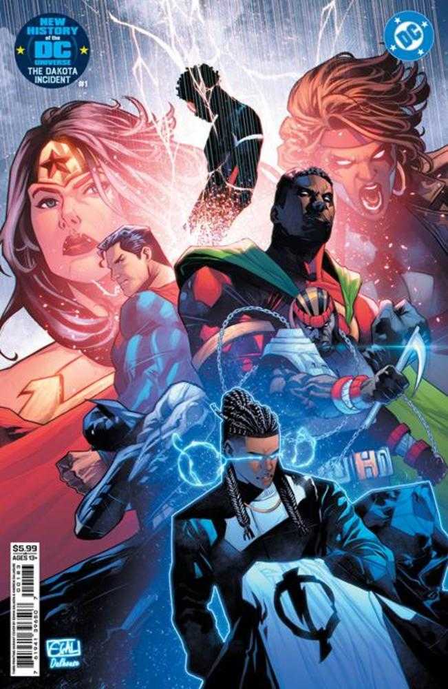 NEW HISTORY OF THE DC UNIVERSE THE DAKOTA INCIDENT #1 (ONE SHOT) 3RD PRINT COVER B EDWIN GALMON VARIANT (Expected in Stock 10/14/26)
