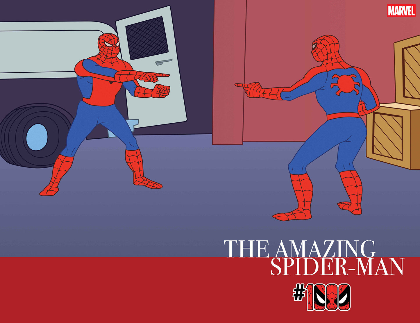 AMAZING SPIDER-MAN #1000 MARVEL ANIMATION SPIDER-MAN 1967 WRAPAROUND VARIANT (Expected in Stock 9/16/2026)