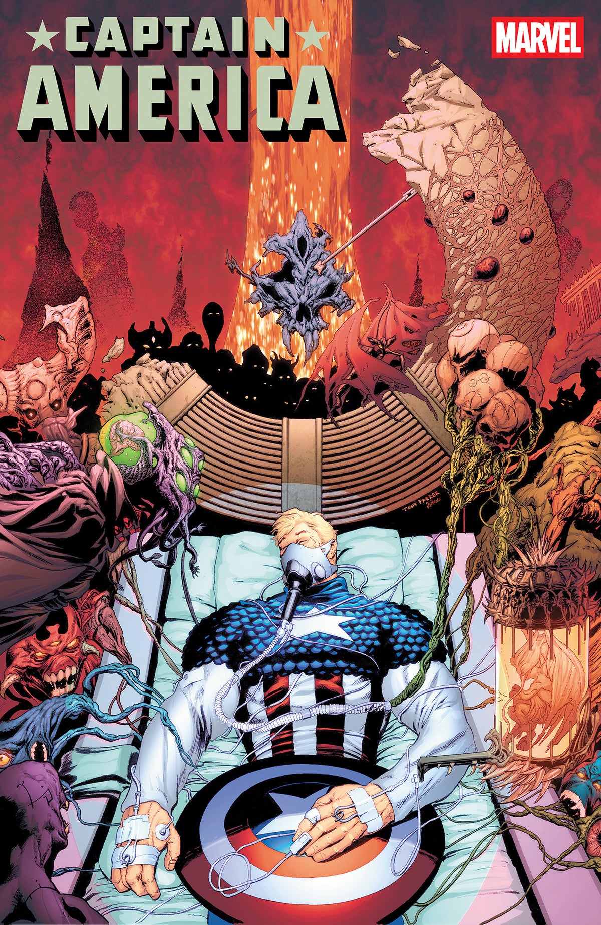 CAPTAIN AMERICA #16 TONY PARKER VARIANT (Expected in Stock 10/28/26)