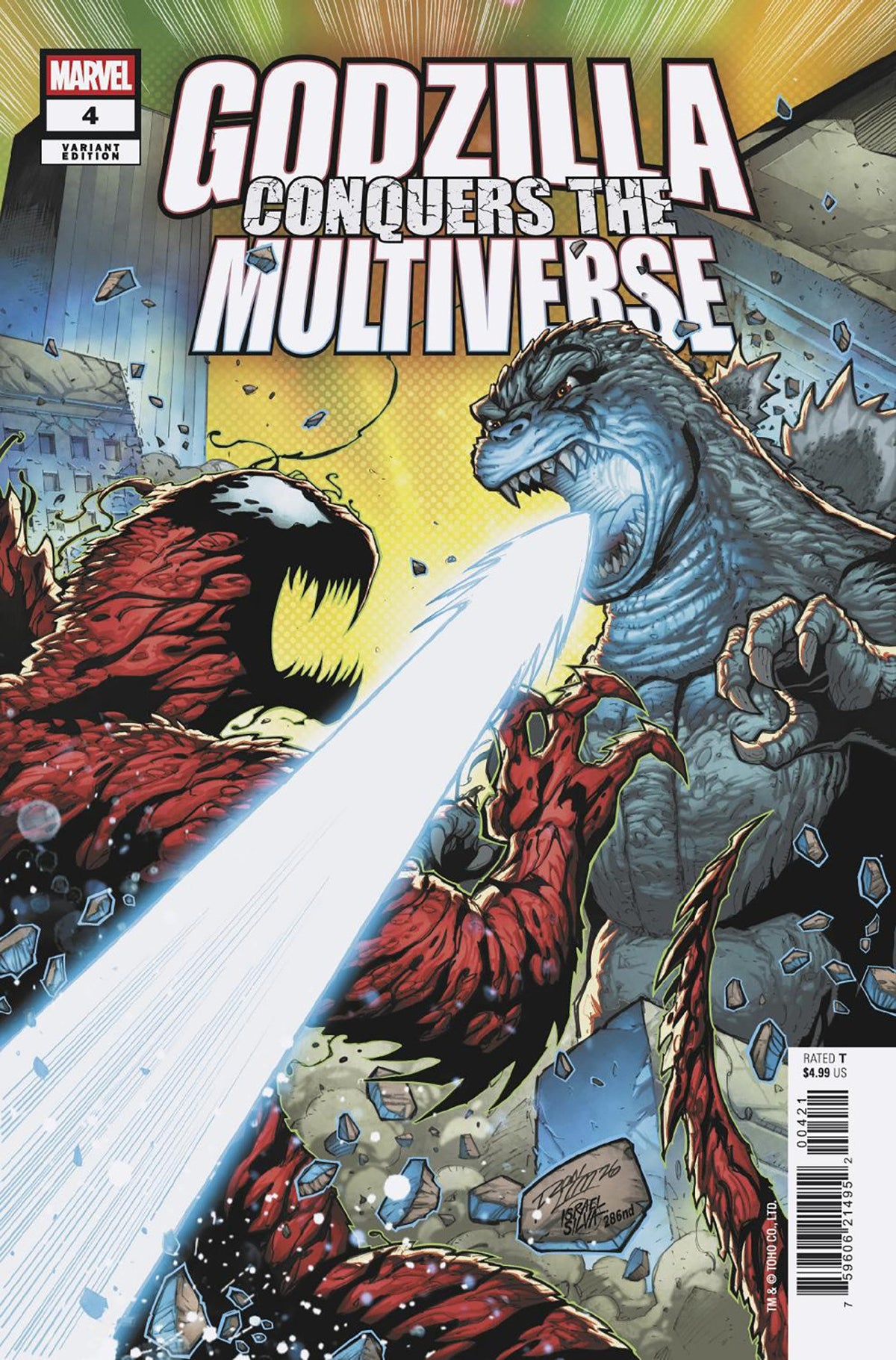 GODZILLA CONQUERS THE MULTIVERSE #4 RON LIM HEISEI VS. MARVEL VARIANT (Expected in Stock 10/28/26)