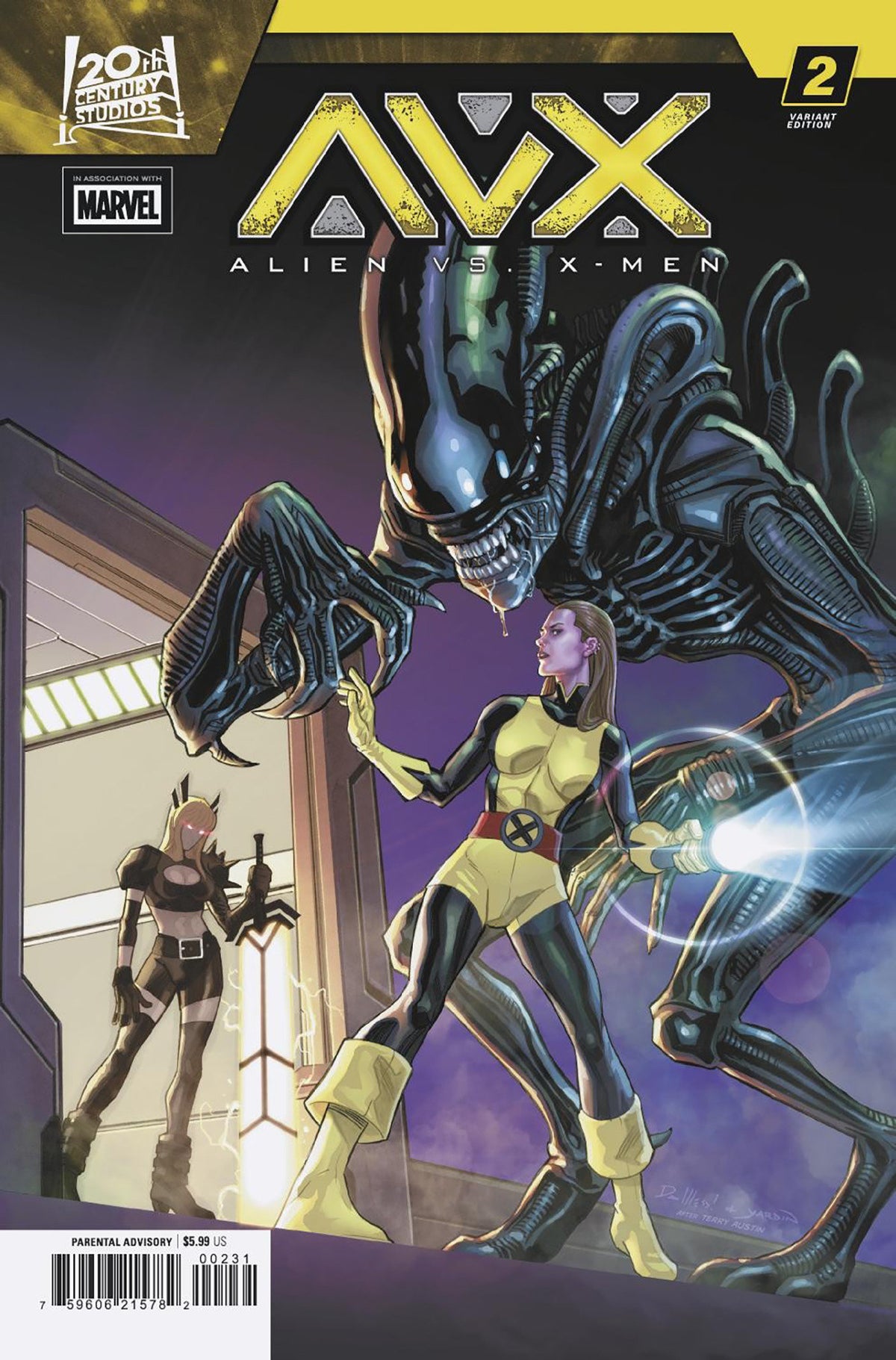 ALIEN VS. X-MEN #2 DAVID MESSINA VARIANT (Expected in Stock 10/28/26)