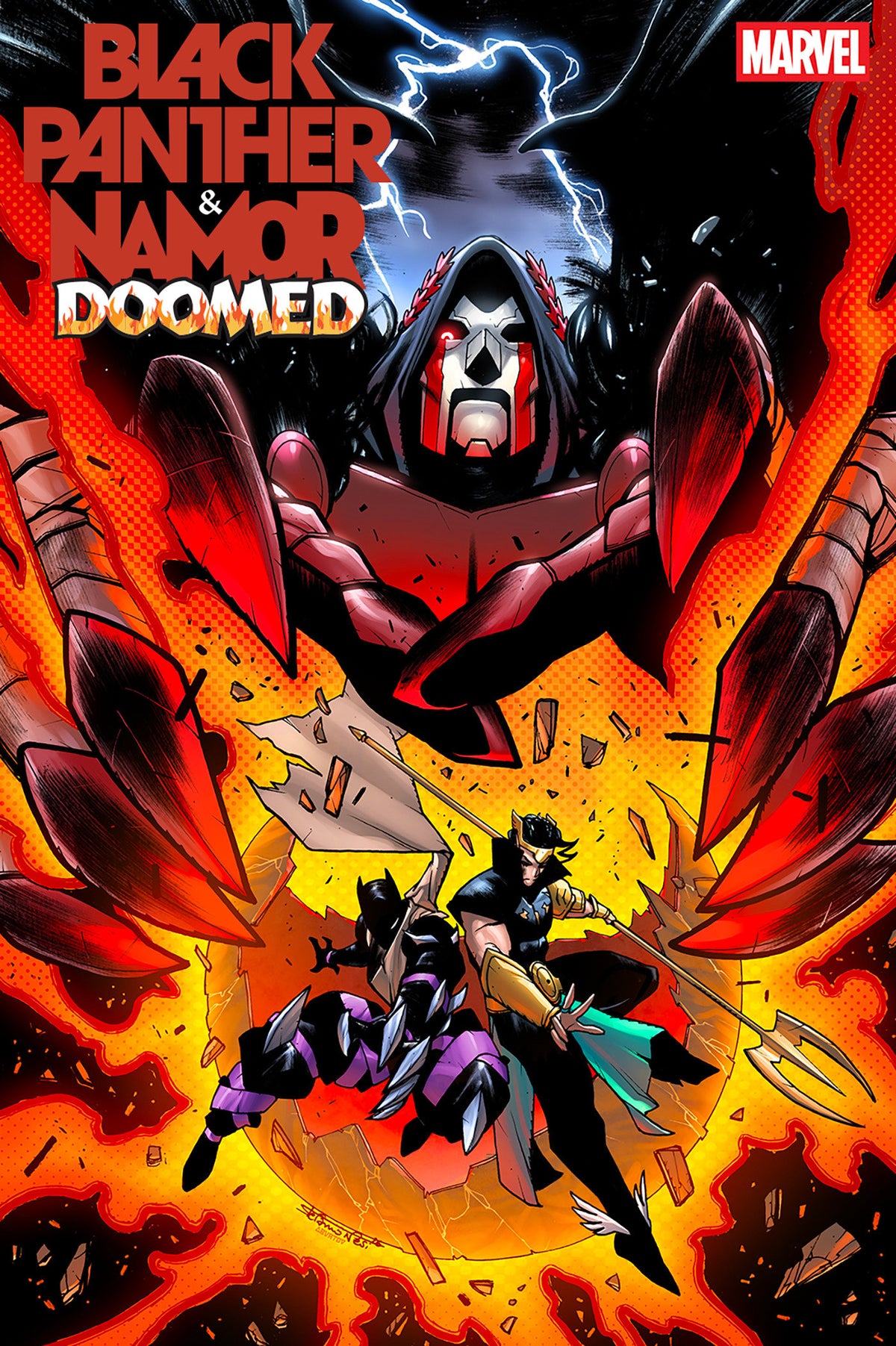 BLACK PANTHER/NAMOR: DOOMED #2 STEFANO NESI VARIANT (Expected in Stock 10/28/26)