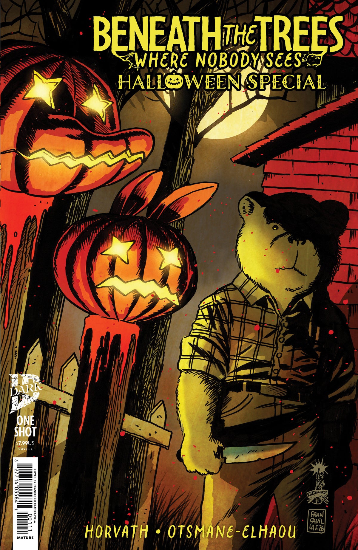 BENEATH THE TREES WHERE NOBODY SEES HALLOWEEN SPECIAL VARIANT E (FRANCAVILLA IDW GOES DARK VARIANT) (Expected in Stock 10/7/26)