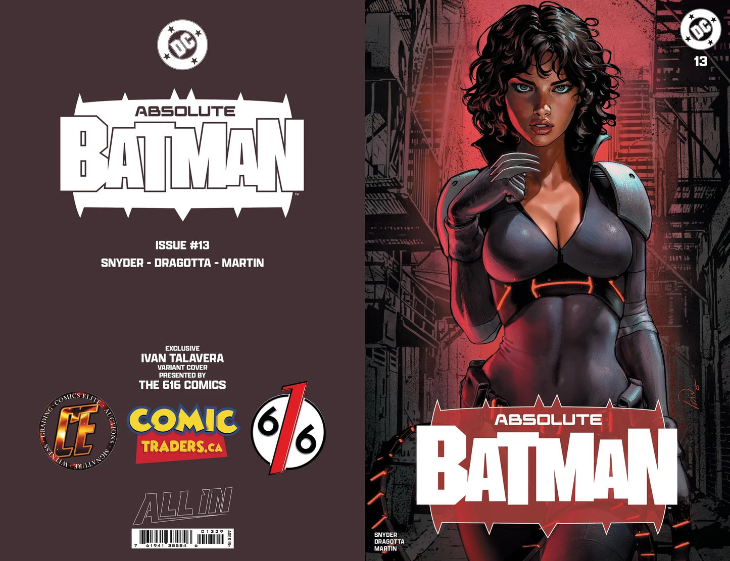 ABSOLUTE BATMAN #13 - IVAN TALAVERA 616 TRADE DRESS VAR - LTD 3000
