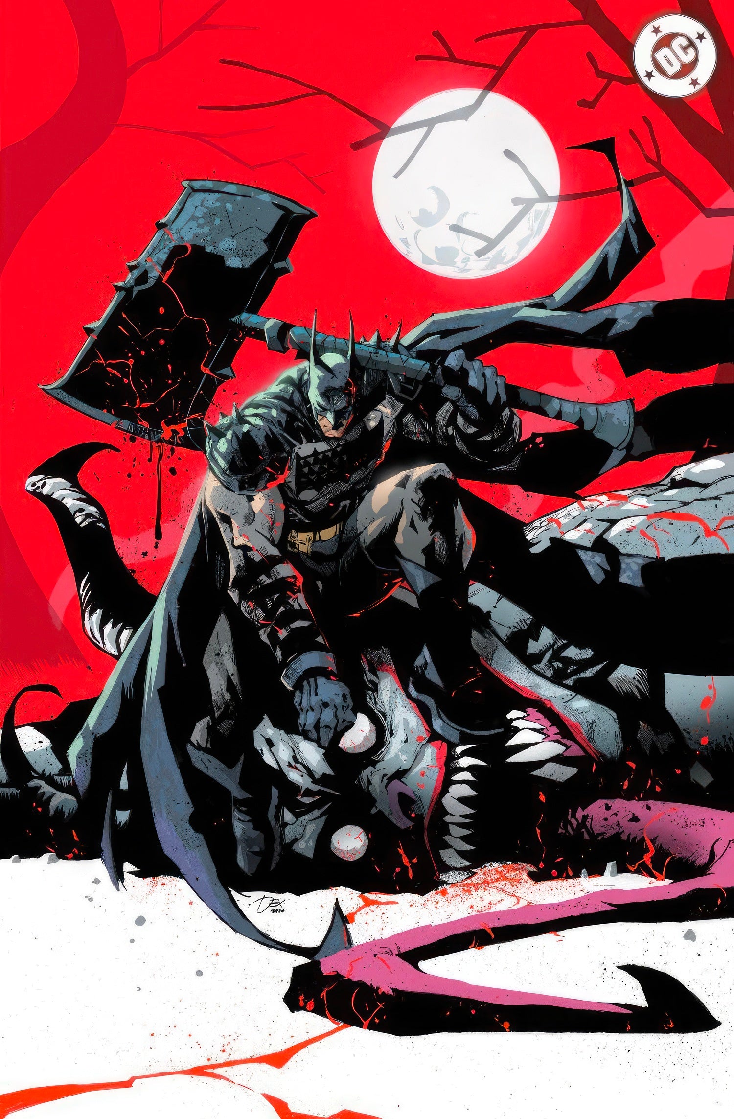 Absolute Batman #18 - Dexter Soy MEGACON Blood Red Virgin Foil