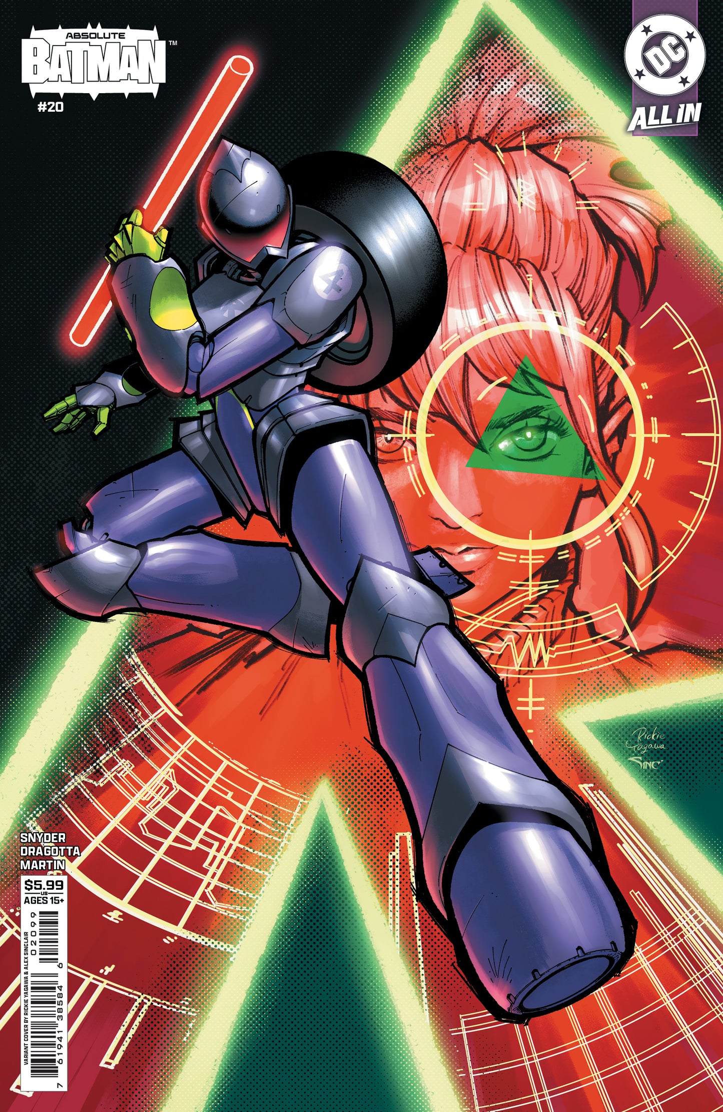 PRE-ORDER: ABSOLUTE BATMAN #20 CVR H RICKIE YAGAWA ALEX & SINCLAIR ROBINS STEPHANIE BROWN CARD STOCK VAR (FOC: 4/20/2026 - Expected Arrival 5/13/2026)