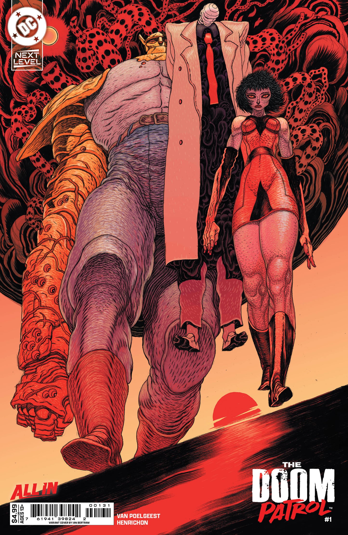 DOOM PATROL #1 COVER C IAN BERTRAM CARD STOCK VARIANT (Expected in Stock 9/2/2026)