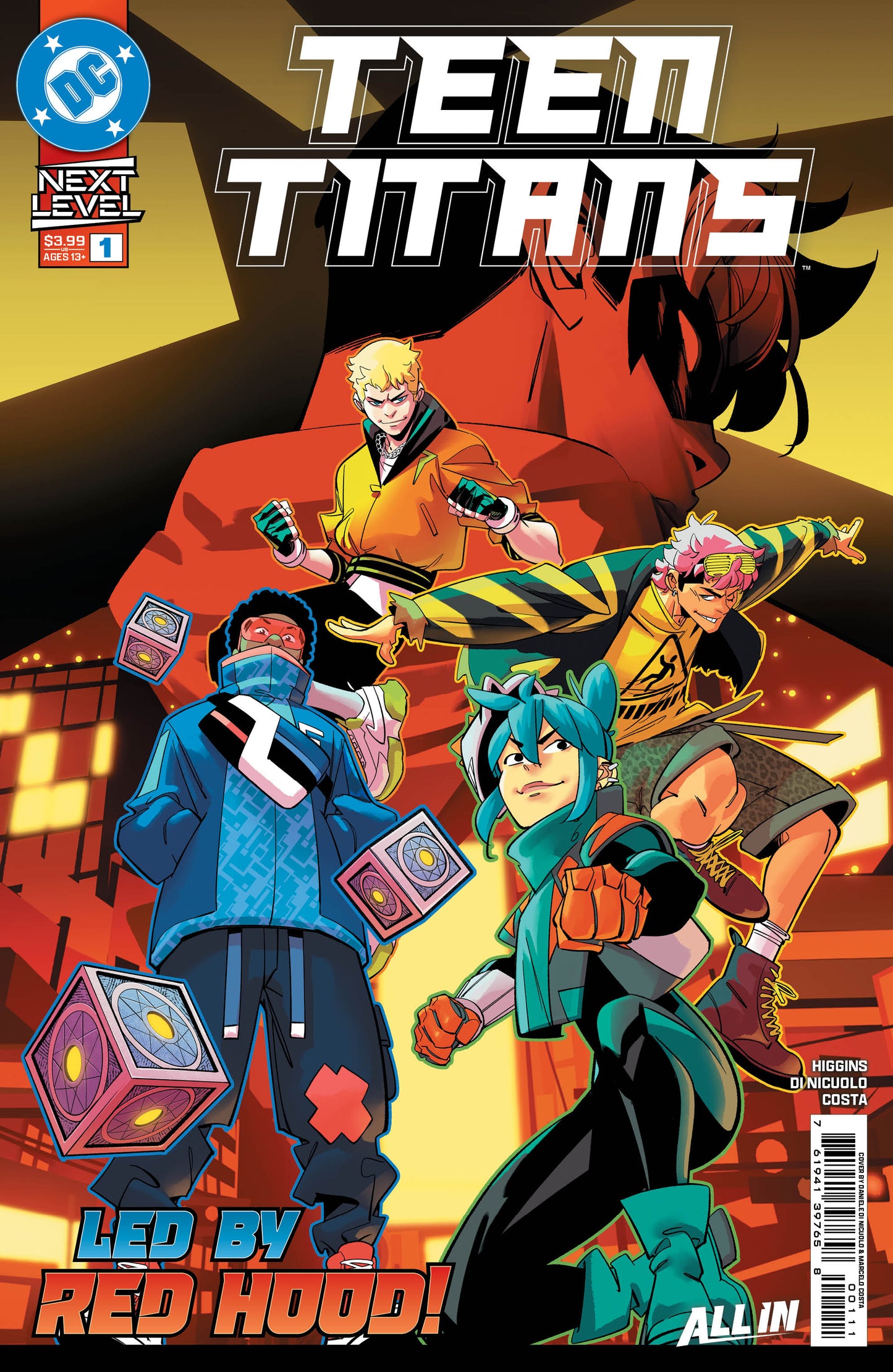 TEEN TITANS #1 COVER A DANIELE DI NICUOLO (Expected in Stock 9/2/2026)