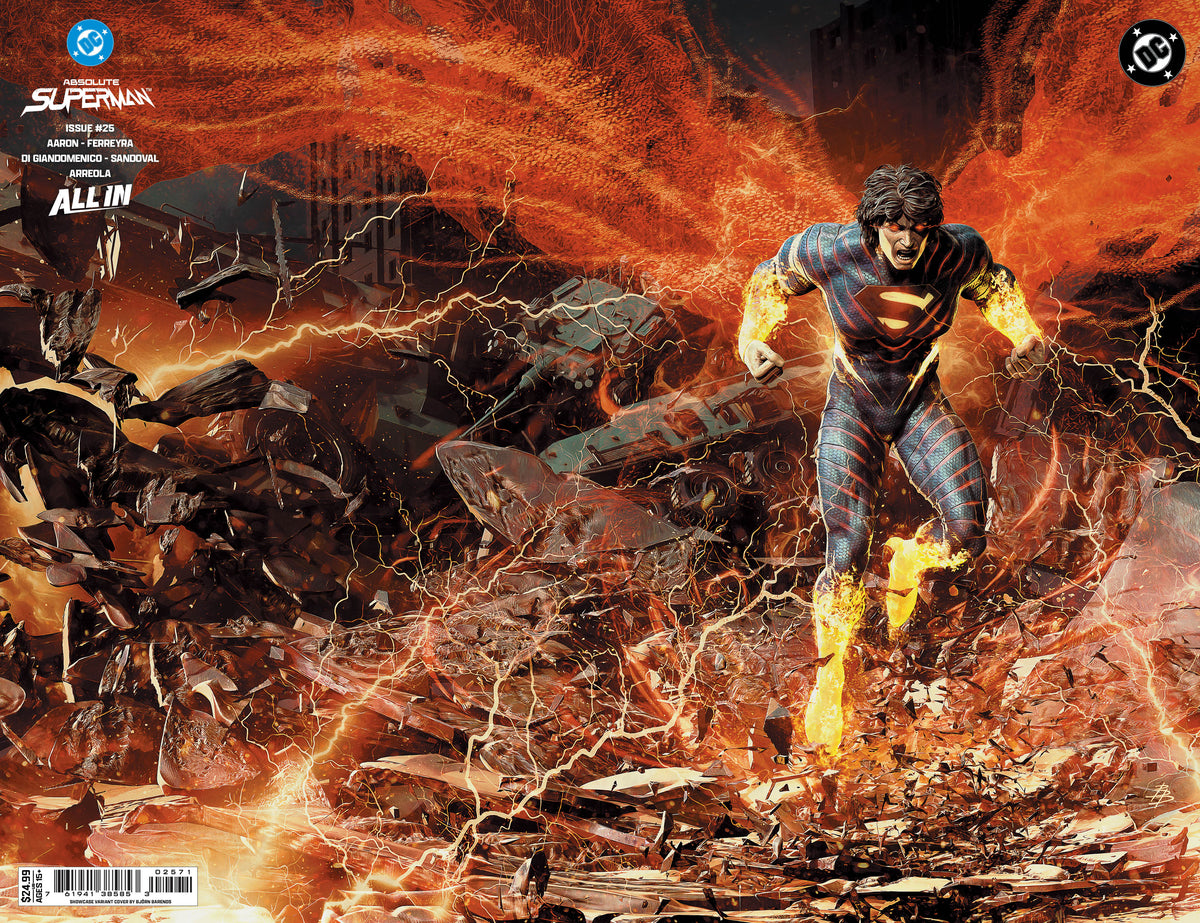 ABSOLUTE SUPERMAN #25 COVER G BJORN BARENDS DC SHOWCASE WRAPAROUND FOIL VARIANT (Expected in Stock 11/4/26)