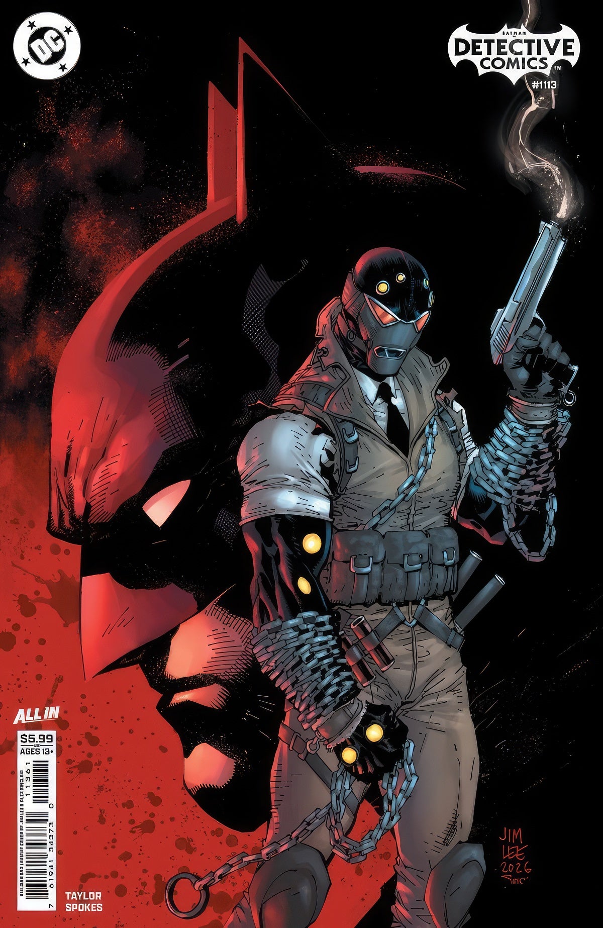 DETECTIVE COMICS #1113 COVER E JIM LEE BUILDING BAD CARD STOCK VAR (BATMAN BAD SEEDS) (Expected in Stock 9/16/26)