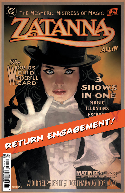 ZATANNA (2026) #1 CVR C ADAM HUGHES CARD STOCK VARIANT