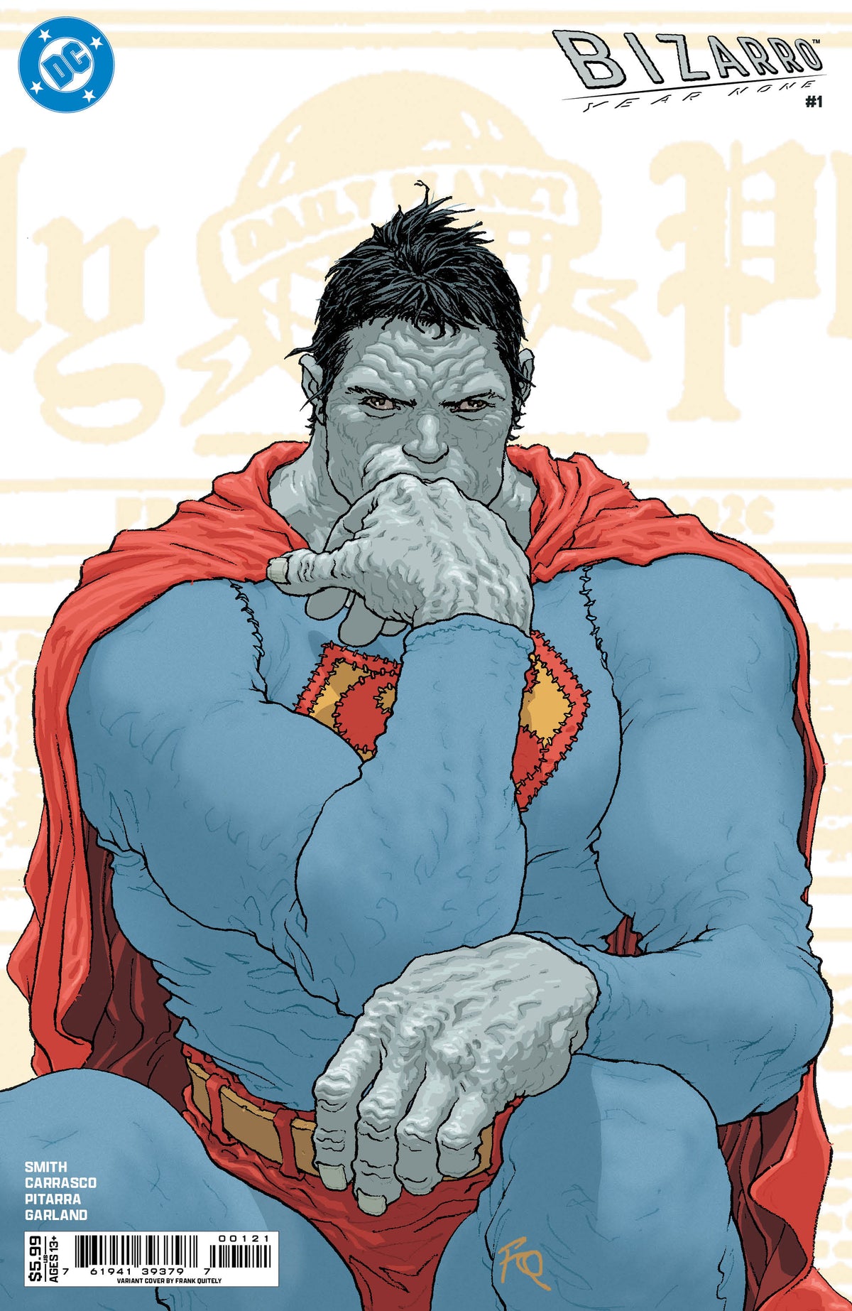 BIZARRO YEAR NONE #1 (OF 4) CVR B FRANK QUITELY CARD STOCK VARIANT