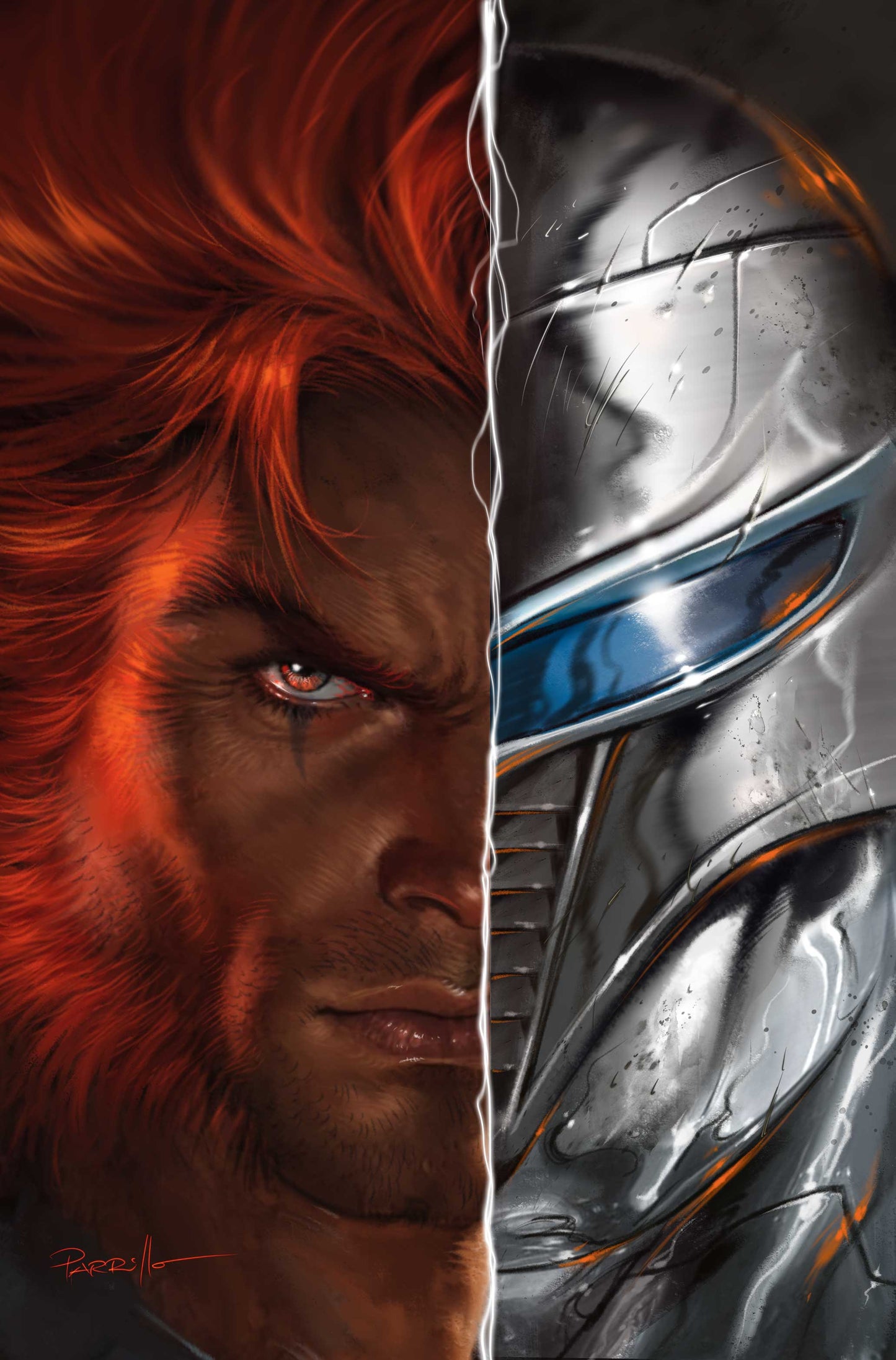 THUNDERCATS X SILVERHAWKS #1 CVR H LUCIO PARRILLO LTD VIRGIN VARIANT