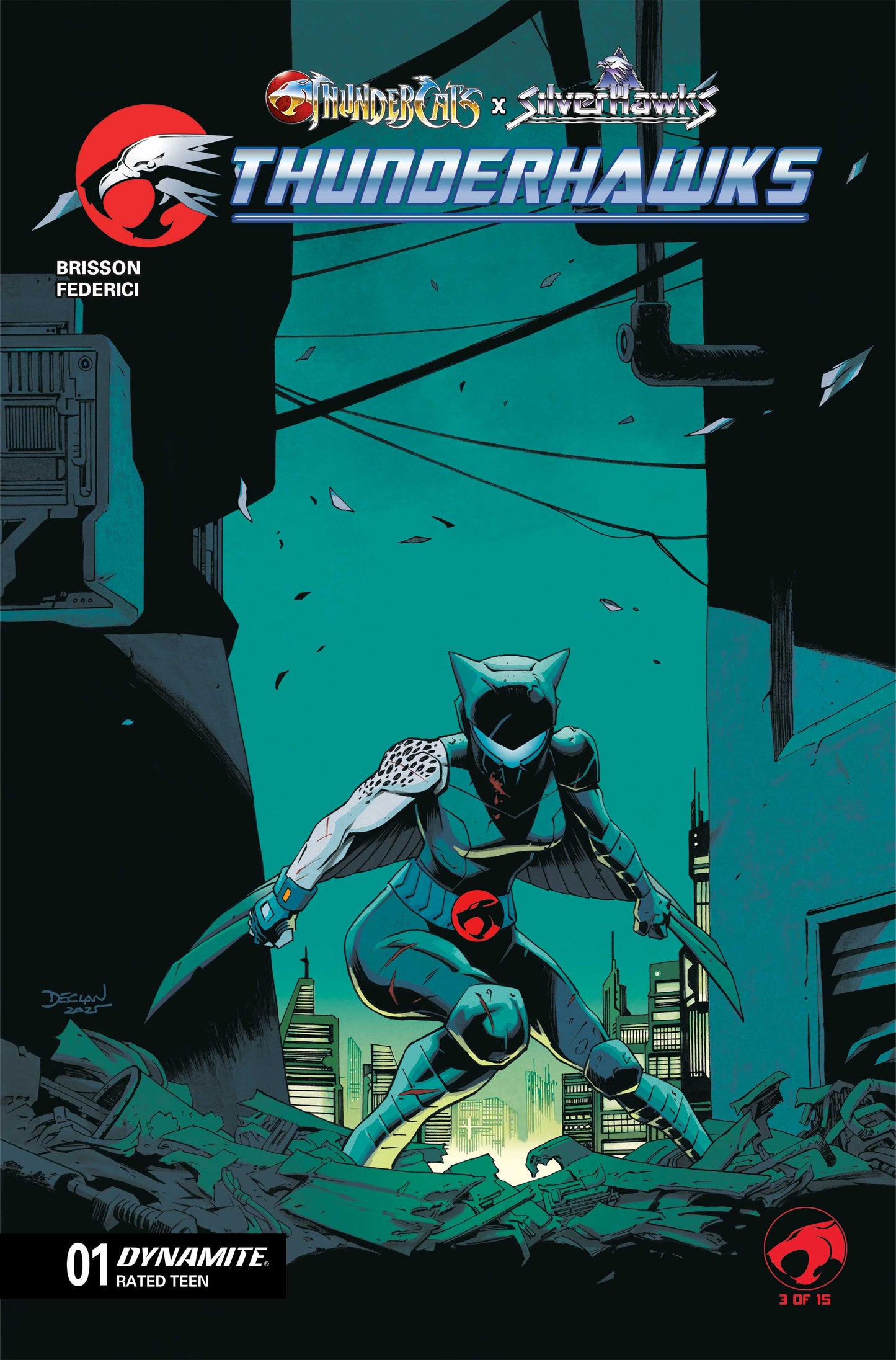 THUNDERCATS X SILVERHAWKS: THUNDERHAWKS #1 - CVR B - DECLAN SHALVEY VARIANT