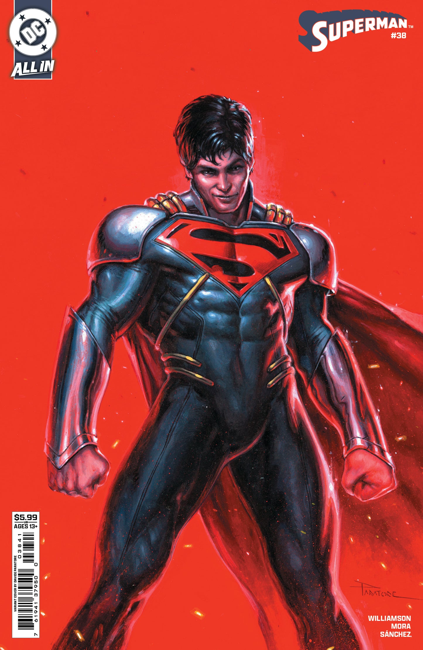 SUPERMAN #38 CVR D DAVIDE PARATORE CARD STOCK VAR (THE REIGN OF THE SUPERBOYS)