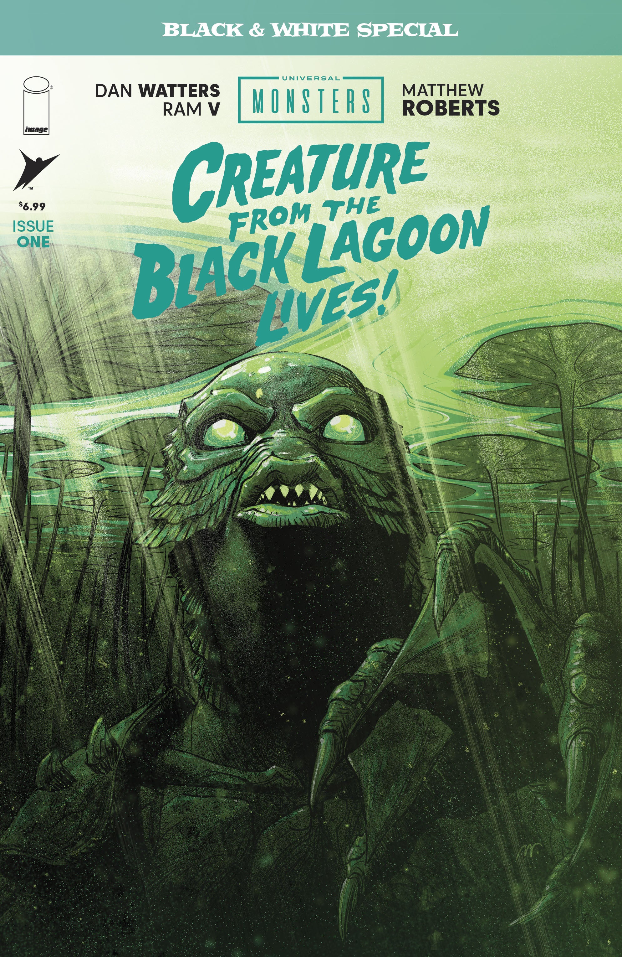 UNIVERSAL MONSTERS CREATURE FROM THE BLACK LAGOON LIVES BLACK