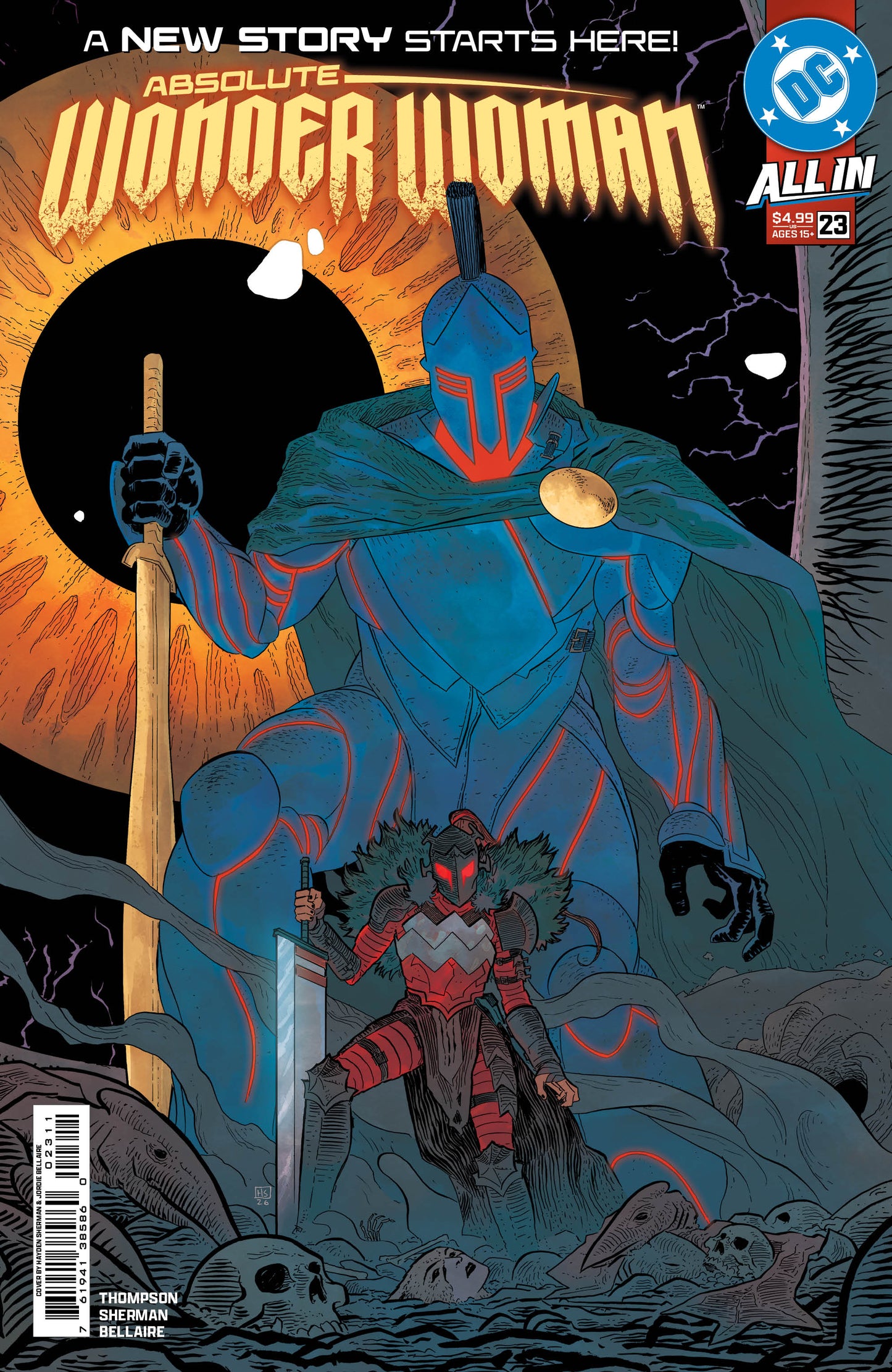 ABSOLUTE WONDER WOMAN #23 COVER A HAYDEN SHERMAN (Expected in Stock 8/26/2026)
