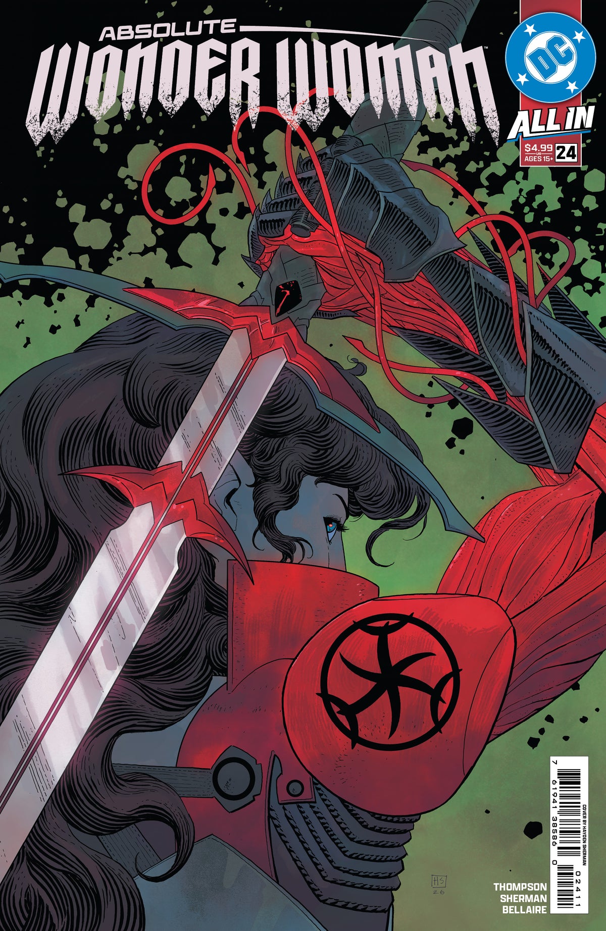 ABSOLUTE WONDER WOMAN #24 COVER A HAYDEN SHERMAN (Expected in Stock 9/23/2026)