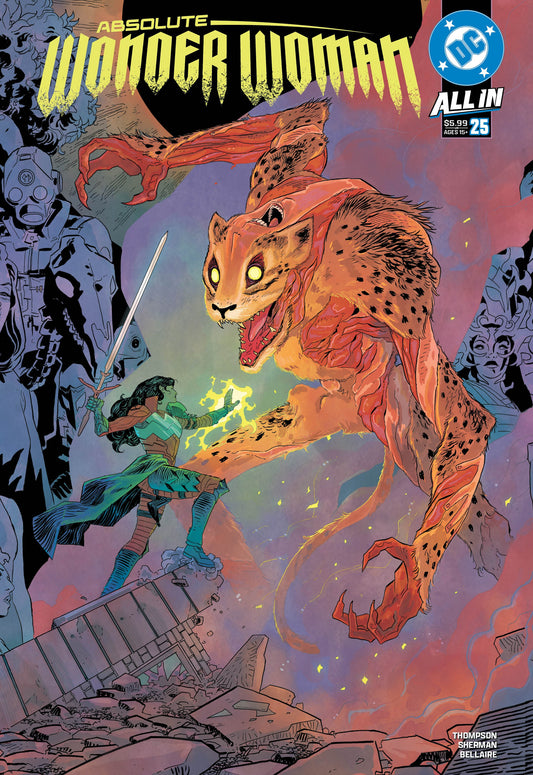ABSOLUTE WONDER WOMAN #25 COVER A HAYDEN SHERMAN GATEFOLD TRIPTYCH (Expected in Stock 10/28/26)