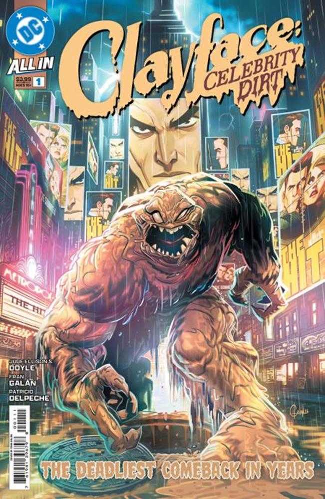 CLAYFACE CELEBRITY DIRT #1 (OF 6) COVER A FRAN GALAN (Expected in Stock 7/8/2026)