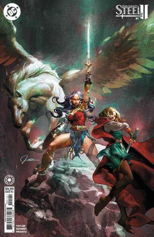 DARK KNIGHTS OF STEEL II #1 (OF 12) COVER D GERALD PAREL CARD STOCK VARIANT