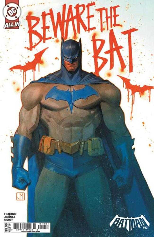 BATMAN #12 COVER C JORGE MOLINA CARD STOCK VARIANT