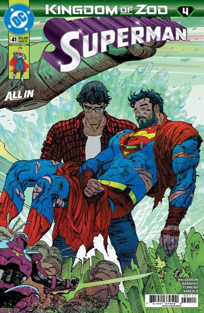 SUPERMAN #41 COVER A GUILLEM MARCH CONNECTING (KINGDOM OF ZOD) (Expected in Stock 8/26/26)