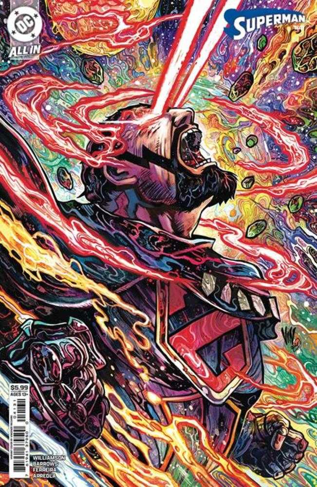 SUPERMAN #41 COVER C VINCENZO RICCARDI CARD STOCK VARIANT (KINGDOM OF ZOD) (Expected in Stock 8/26/26)