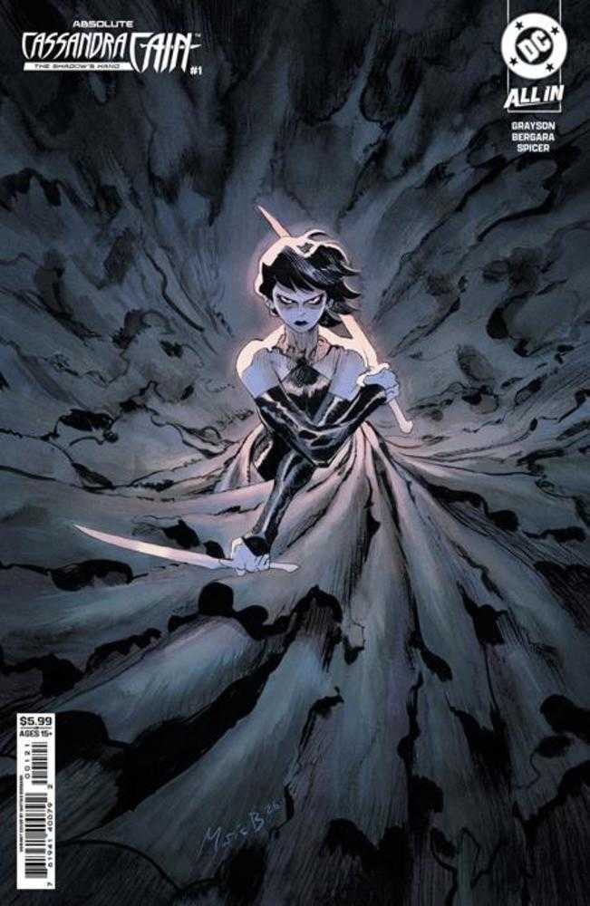 ABSOLUTE CASSANDRA CAIN THE SHADOWS HAND #1 (ONE SHOT) COVER B MATIAS BERGARA CARD STOCK VARIANT (Expected in Stock 9/16/26)