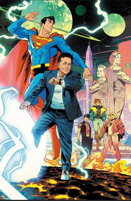 LEGION OF SUPER HEROES #1 COVER H DAN MORA MICHAEL J FOX CAMEO CARD STOCK VARIANT (Expected in Stock 9/2/2026)