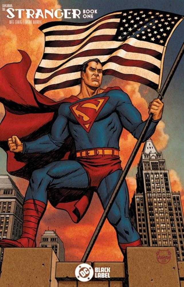 SUPERMAN THE STRANGER #1 (OF 6) COVER B DAVE JOHNSON CARD STOCK VARIANT (MATURE) (Expected in Stock 9/2/26)