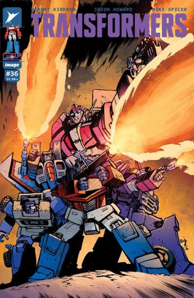 TRANSFORMERS #36 COVER B DANIEL WARREN JOHNSON & MIKE SPICER VARIANT