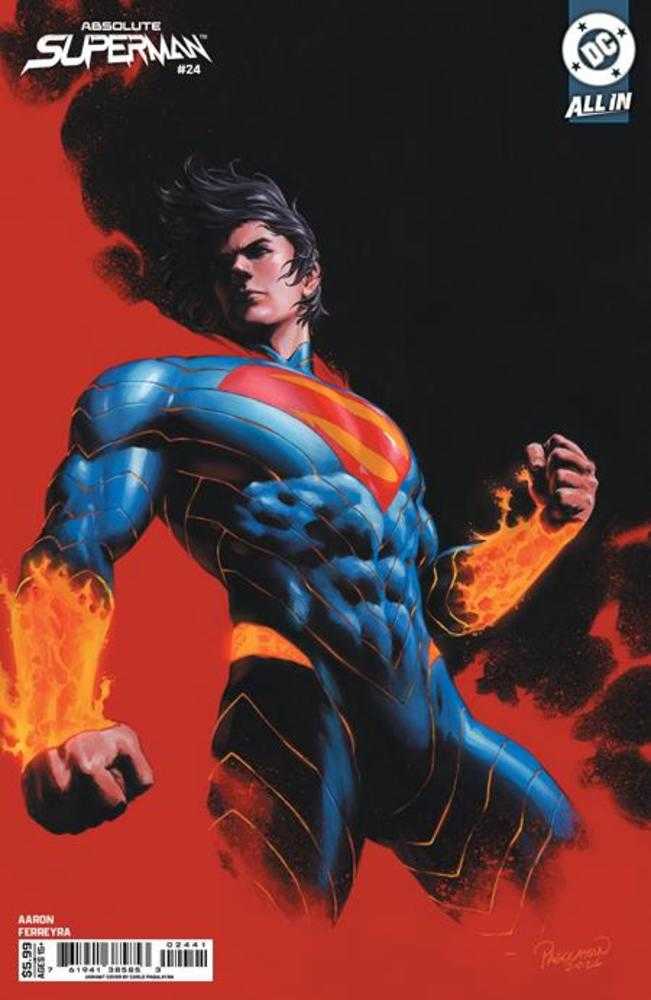 ABSOLUTE SUPERMAN #24 COVER D CARLO PAGULAYAN CARD STOCK VARIANT (Expected in Stock 10/7/26)